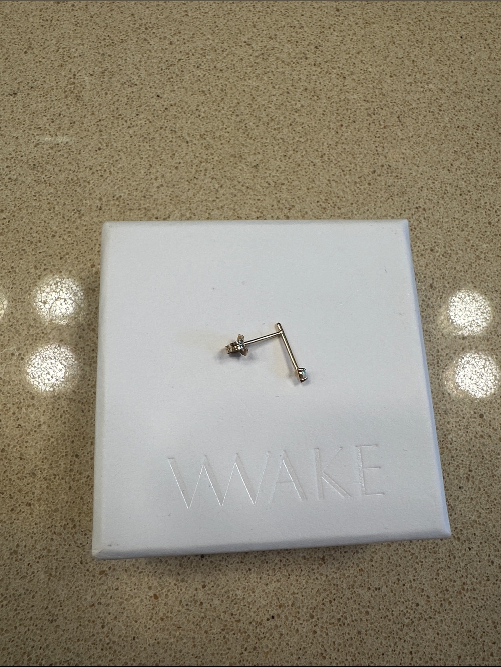 Wwake Opal Drop Stud Earrings - Picture 2 of 4